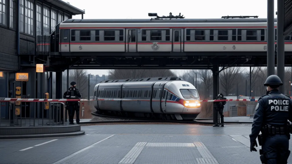 Essen: Un sirian a provocat haos într-un tren și a atacat poliția