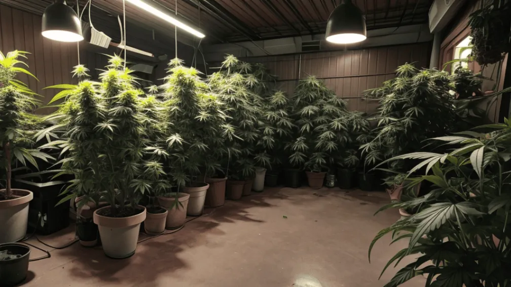 Poliția din Stuttgart a oprit o cultură de canabis într-un apartament: Un kilogram de marijuana confiscat