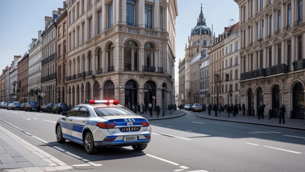 Stuttgart: Un bărbat a provocat tulburări, a deteriorat o mașină și a rănit doi polițiști
