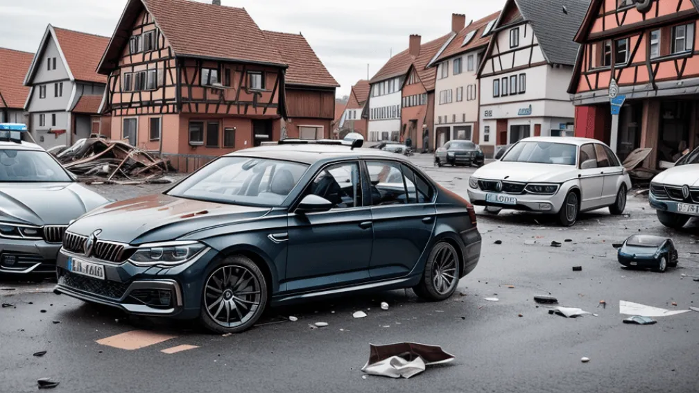Conflict familial violent în Germania: S-au bătut cu spray iritant și au intrat cu mașina în alții, mai mulți răniți