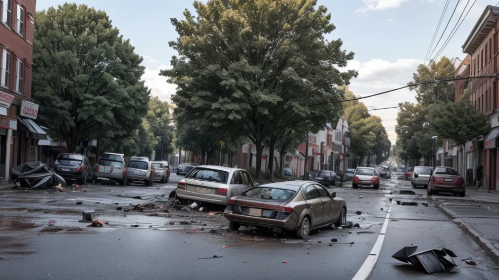 O mamă s-a distras de la volan din cauza copilului și a provocat un accident cu 4 mașini în Germania