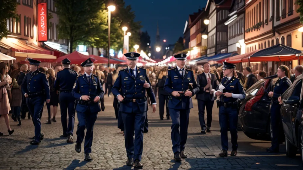 Incident violent la festivalul din Frankenthal, Germania: Atac cu paharul și rețineri