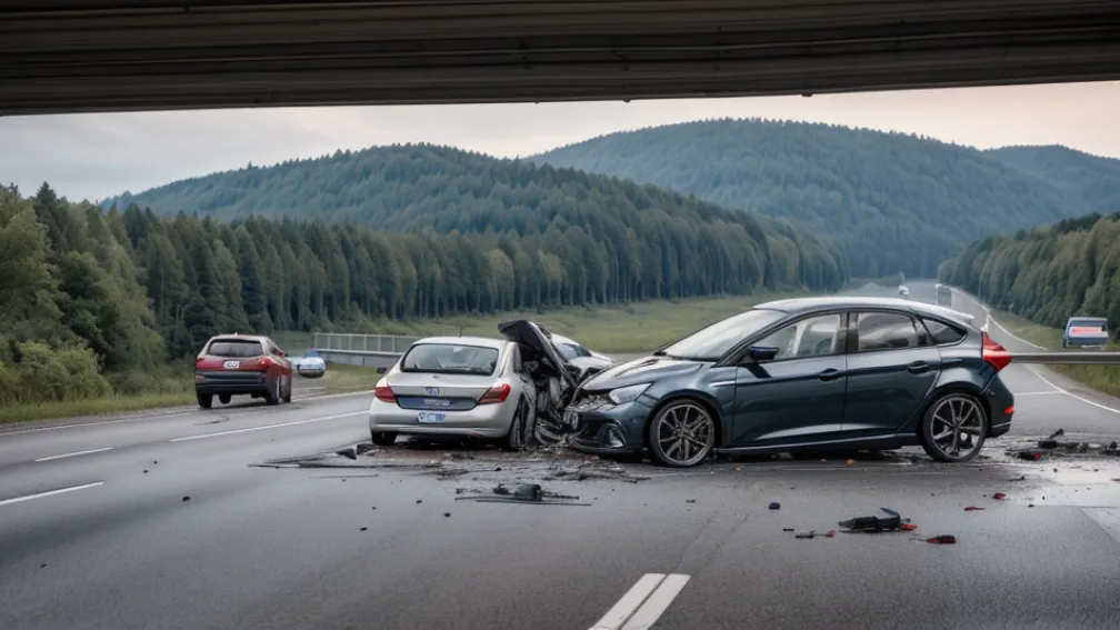 Germania: Un SUV necunoscut a provocat un accident pe B9 și a fugit de la locul faptei