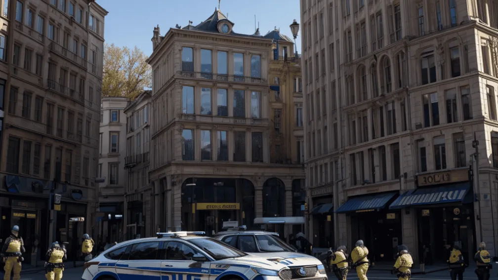 Bărbat cu topor, imobilizat de poliție lângă un centru comercial din Saarbrücken