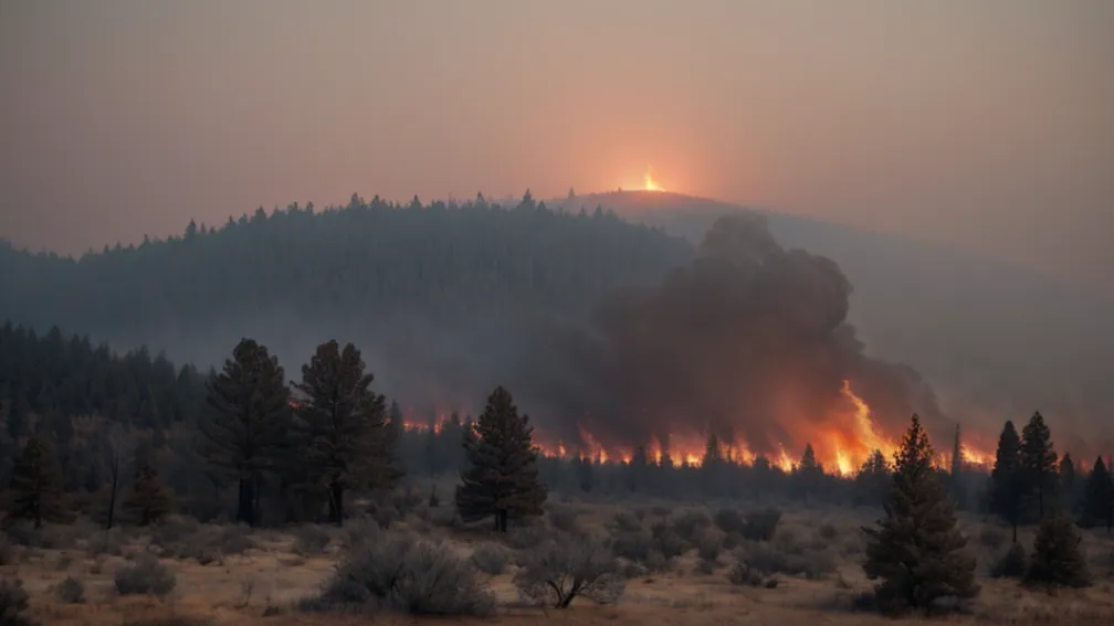 Incendii forestiere masive devastează provincia canadiană Manitoba pe fondul căldurii extreme