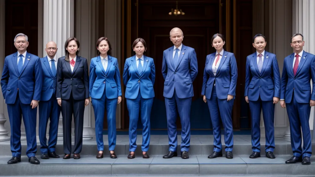 Noul Senat din Hamburg, în uniformă (ne)oficială: De ce au purtat toți politicienii albastru la ședința foto?