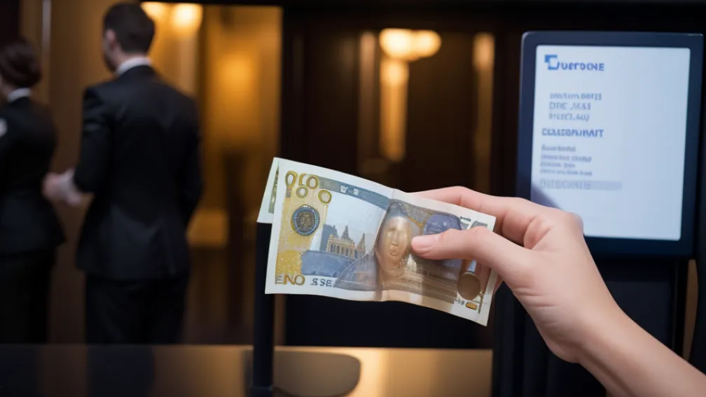 Un bărbat din Erfurt a încercat să plătească cu o bancnotă falsă la un club de noapte