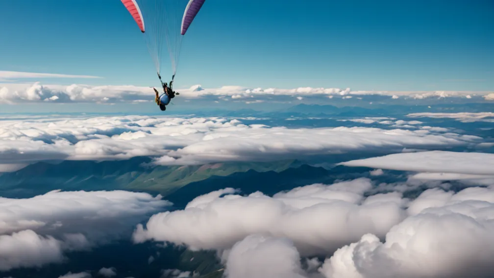 Cascadorie deasupra Braziliei: Acrobată fără asigurare, tentativă de record mondial la mare altitudine