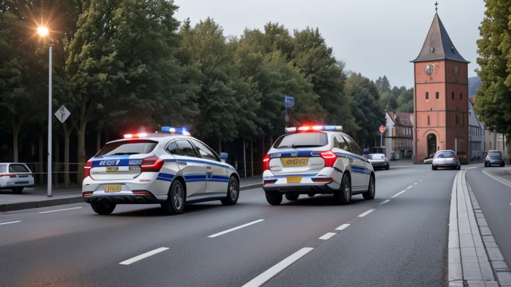 Șoferă cu 4,18 promile alcool la volan ignoră poliția în Germania și este oprită în forță
