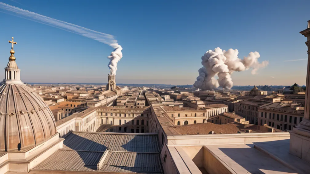 Vatican: A fost ales noul Papă. Fum alb deasupra Capelei Sixtine