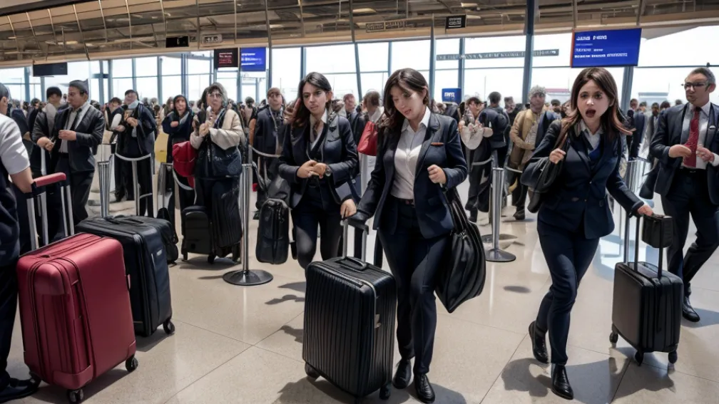 Scandal pe aeroport: Un canadian a atacat și agresat pasageri