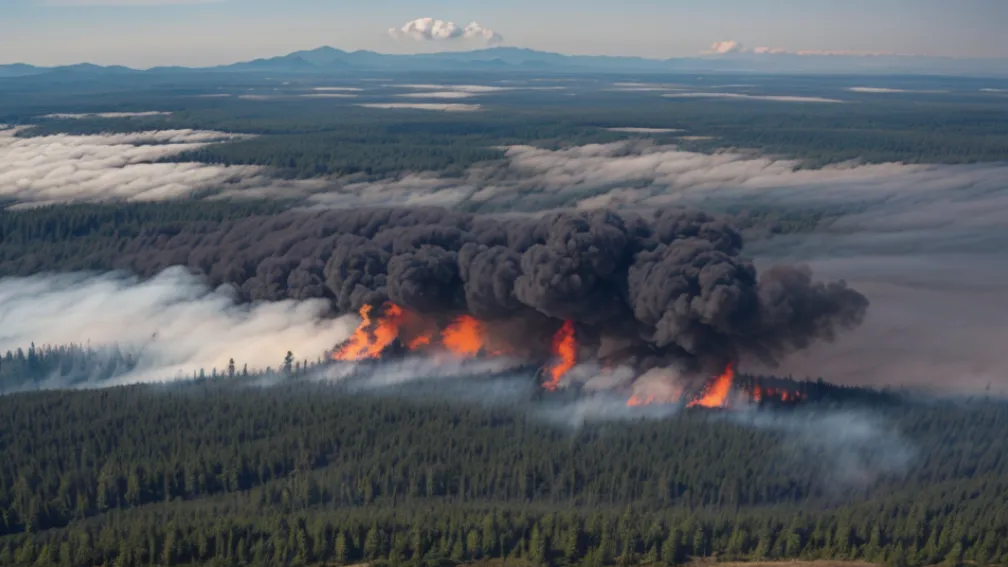 Stare de urgență declarată în provinciile canadiene din cauza incendiilor forestiere scăpate de sub control