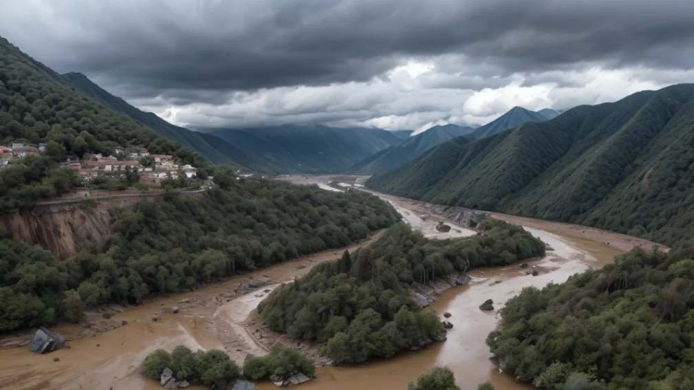 După o alunecare masivă de teren în Alpi: Președinta Elveției a vizitat zona afectată