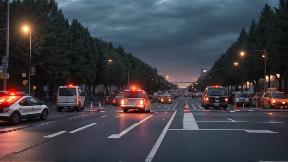 Accident grav la Bonn: O mașină s-a ciocnit cu o ambulanță, trei răniți și trafic blocat