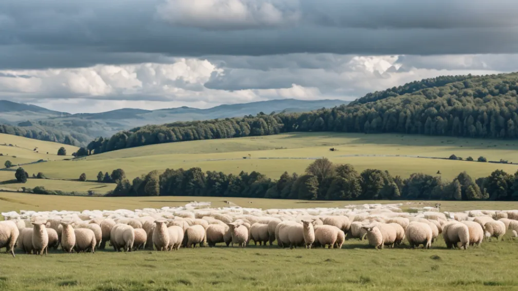 Vaca Layla a crescut printre oi și se crede una de-a lor: O poveste emoționantă din Germania