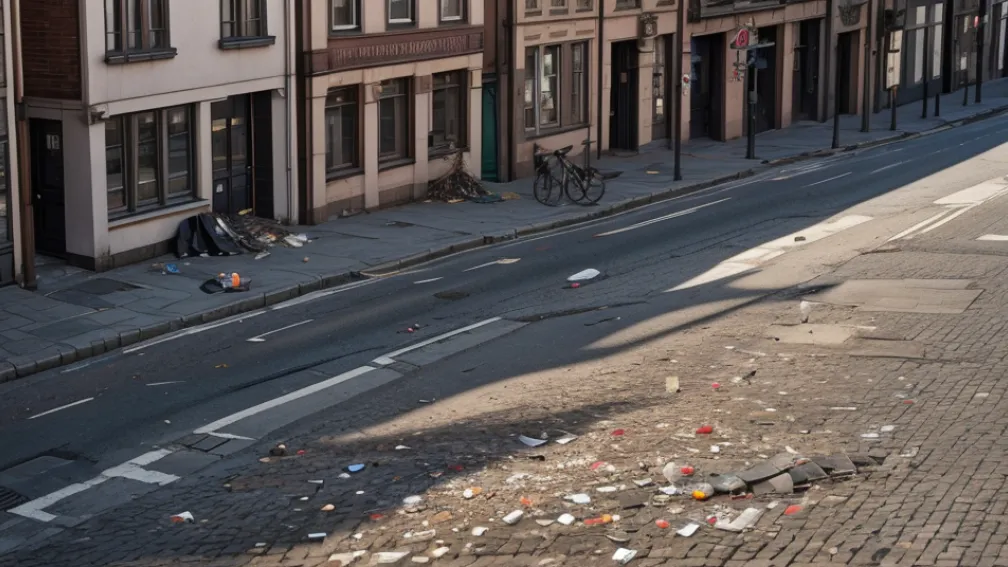 Heidelberg: Oaspeți beți de hotel au aruncat sticle pe stradă, periclitând traficul