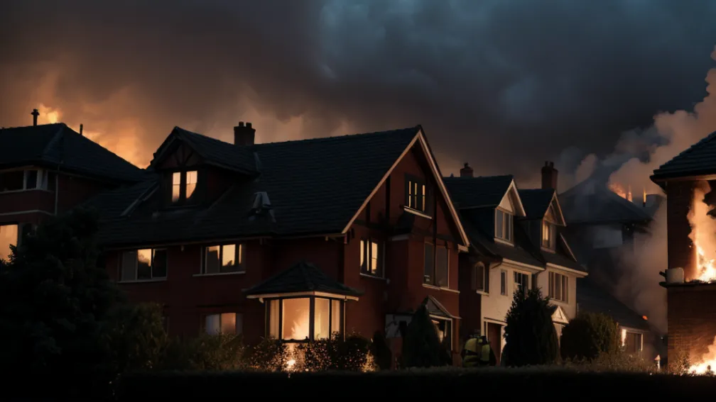 Incendiu în Fulda: Pompierii au salvat un cuplu și un câine din flăcări