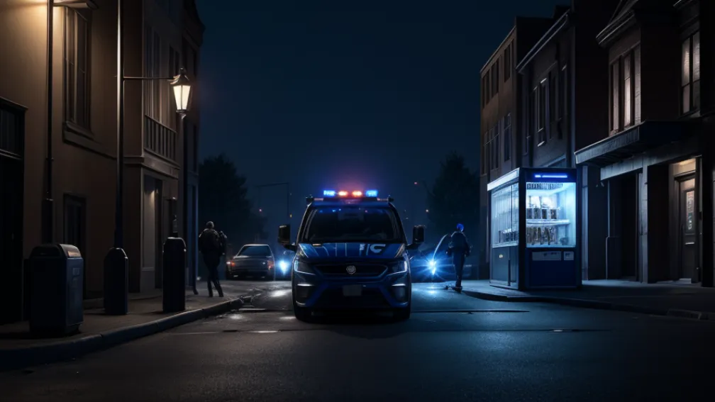 Germania: Poliția a oprit o bandă de tineri care încercau să spargă un automat de țigări în Loxstedt