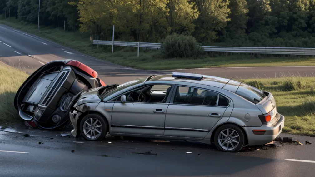 Accident mortal în Germania: un şofer de 31 de ani a murit după ce maşina s-a răsturnat lângă Rülzheim