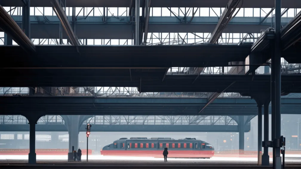 Un bărbat beat a căzut pe șinele din Gara Centrală din Hamburg: Trenul s-a oprit de urgență