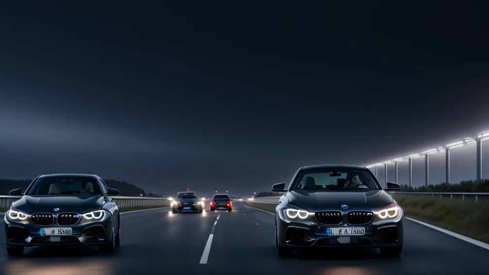 Cinci mașini BMW implicate într-o cursă ilegală periculoasă pe autostrada A1 din Germania: Poliția caută martori