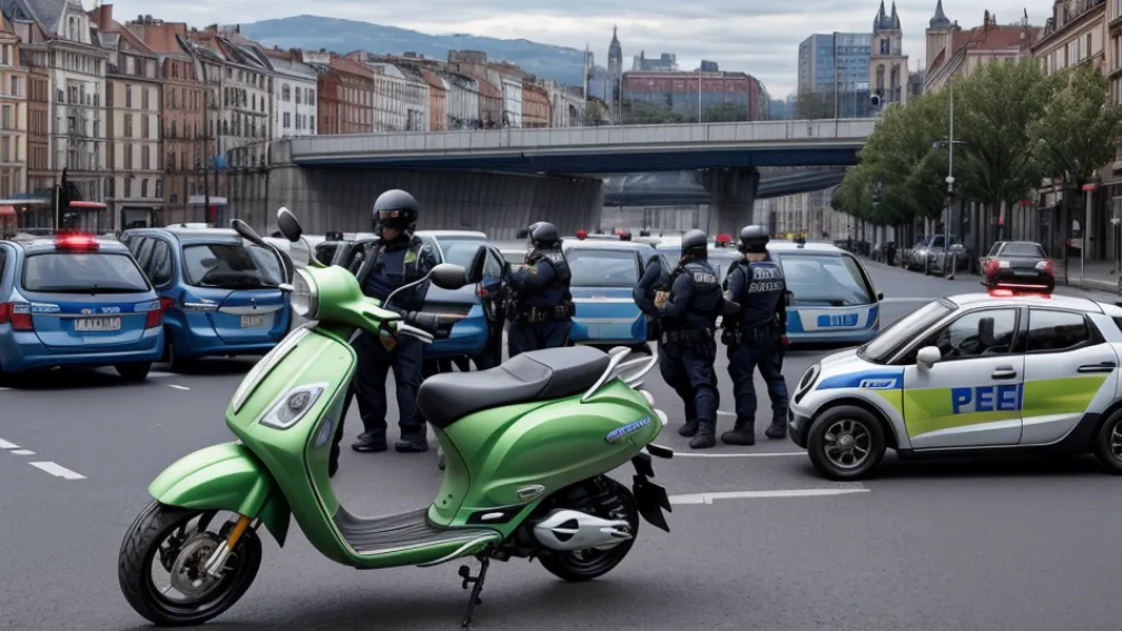 Șofer de trotinetă electrică din Bingen pică testul antidrog a doua oară în 24 de ore, venind să-și recupereze scuterul confiscat