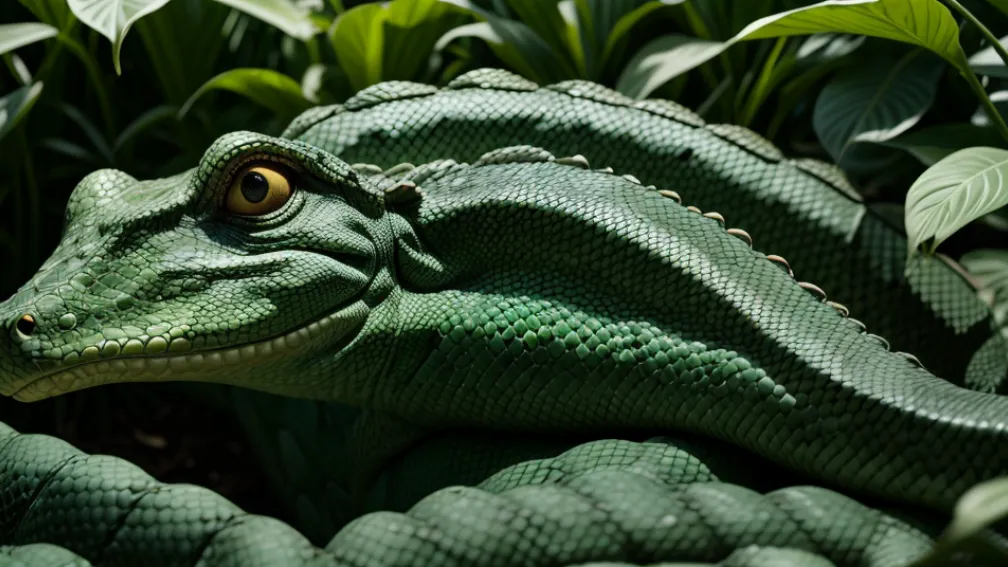 Descoperire șocantă în Germania: Un bărbat ținea un crocodil și șerpi veninoși într-o grădină