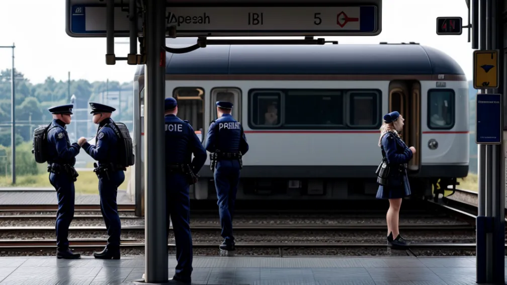 Germania: Bărbat acuzat de hărțuire sexuală și agresiune asupra personalului într-un tren regional