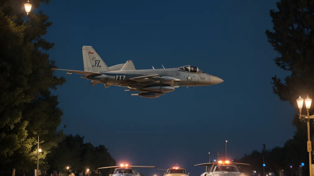 Avioane de vânătoare legendare F-86 Sabre și F-104 Starfighter, transportate spectaculos pe drumurile Germaniei pentru expoziție
