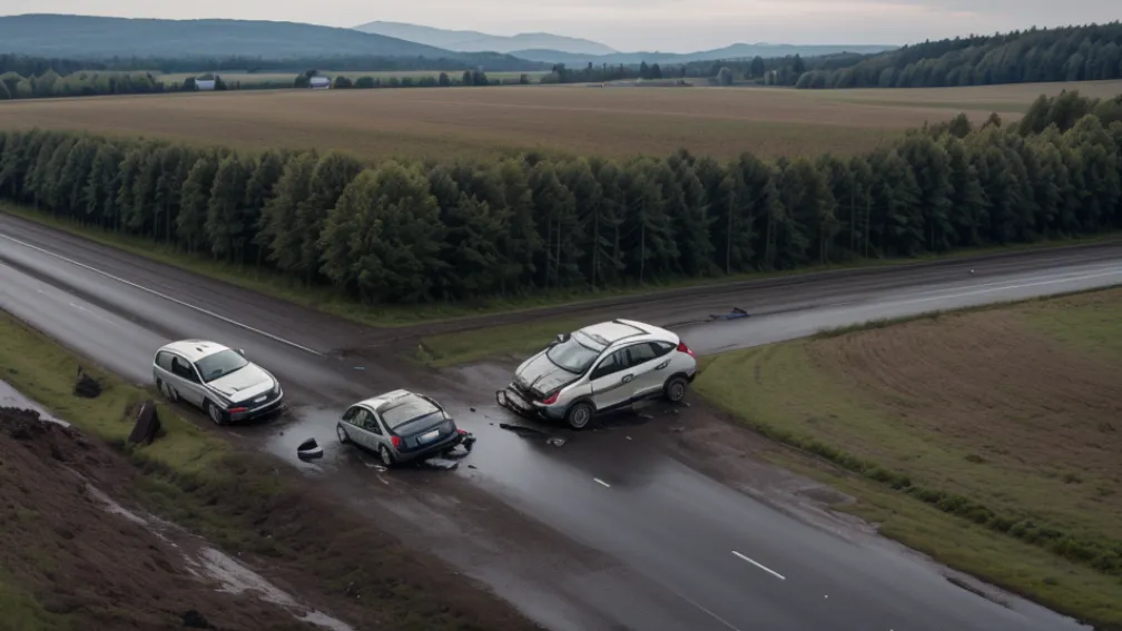 Trei persoane grav rănite într-un accident frontal în Germania