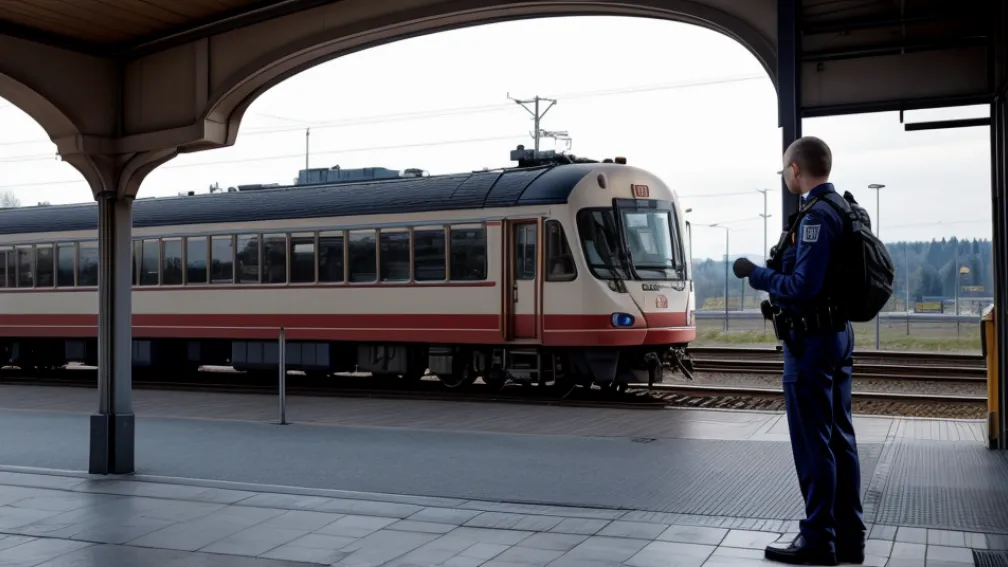 Incident în Stuttgart: Bărbat de 32 de ani a amenințat un polițist în gară