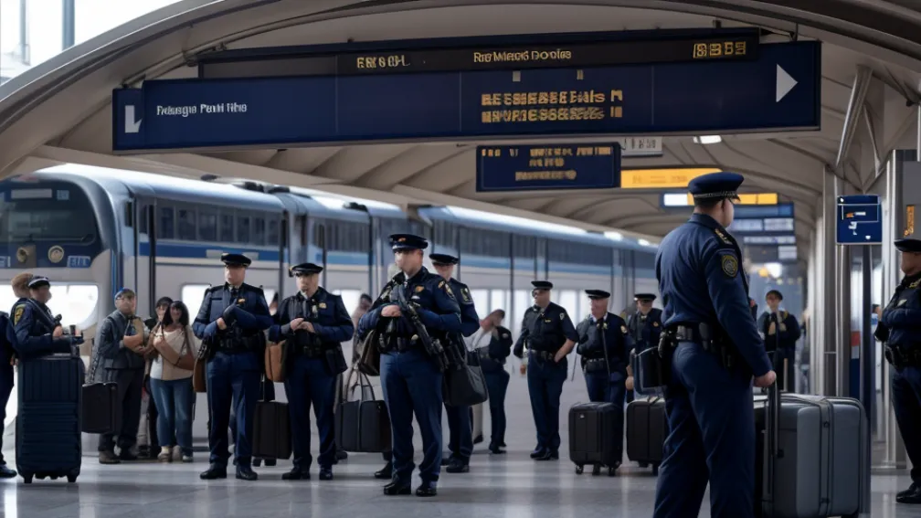 După atacul cu cuţit din Hamburg: Controale masive în gara centrală