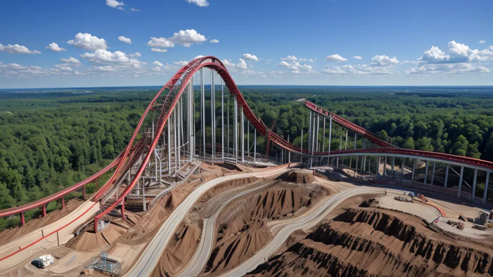 Cel mai teribil roller coaster din lume? O nouă atracție extremă este aproape gata în Ohio, SUA