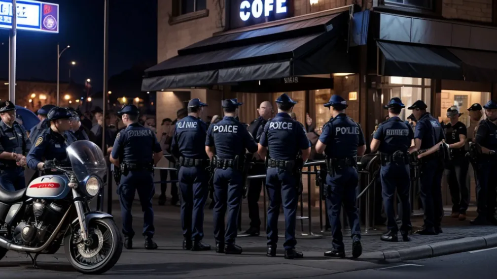 Peste 100 de polițiști au controlat invitații la deschiderea unei cafenele din Hagen, Germania, frecventată de rockerii și rapperi