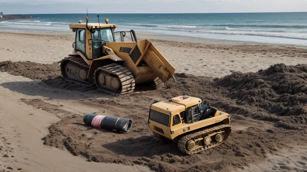Tragedie pe o plajă din Italia: O turistă, zdrobită de un buldozer condus de un șofer fără permis