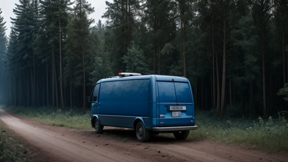 Urmărire ca-n filme în Germania: Șoferul fără permis și cu mașină neînmatriculată a fugit de poliție prin pădure