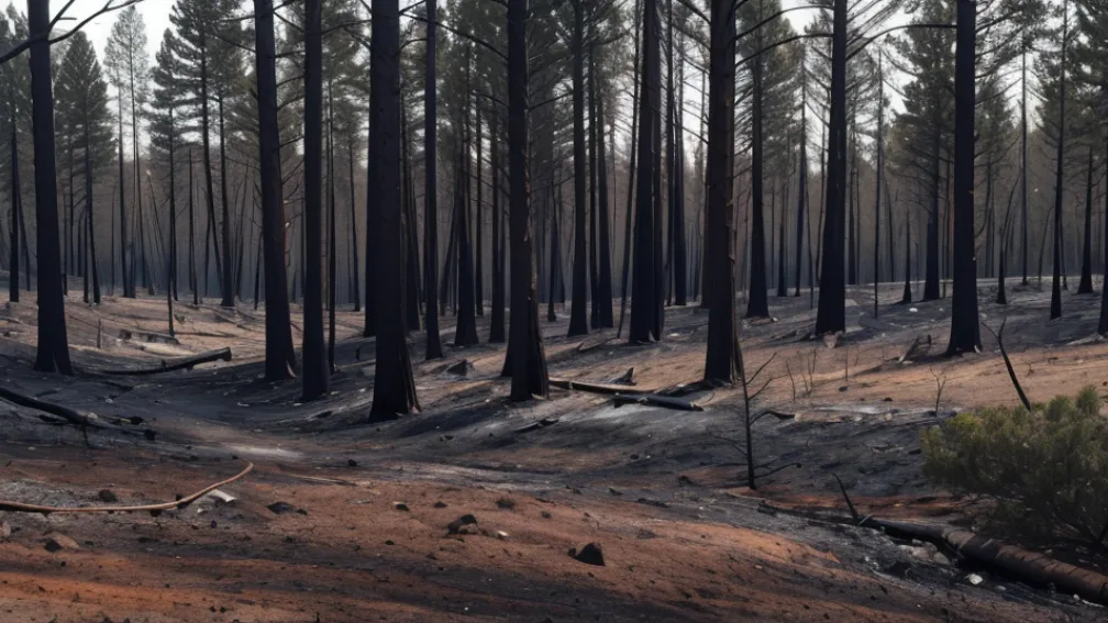 Incendiu de pădure în Germania, lângă Saalfeld: Cauza - foc lăsat nesupravegheat