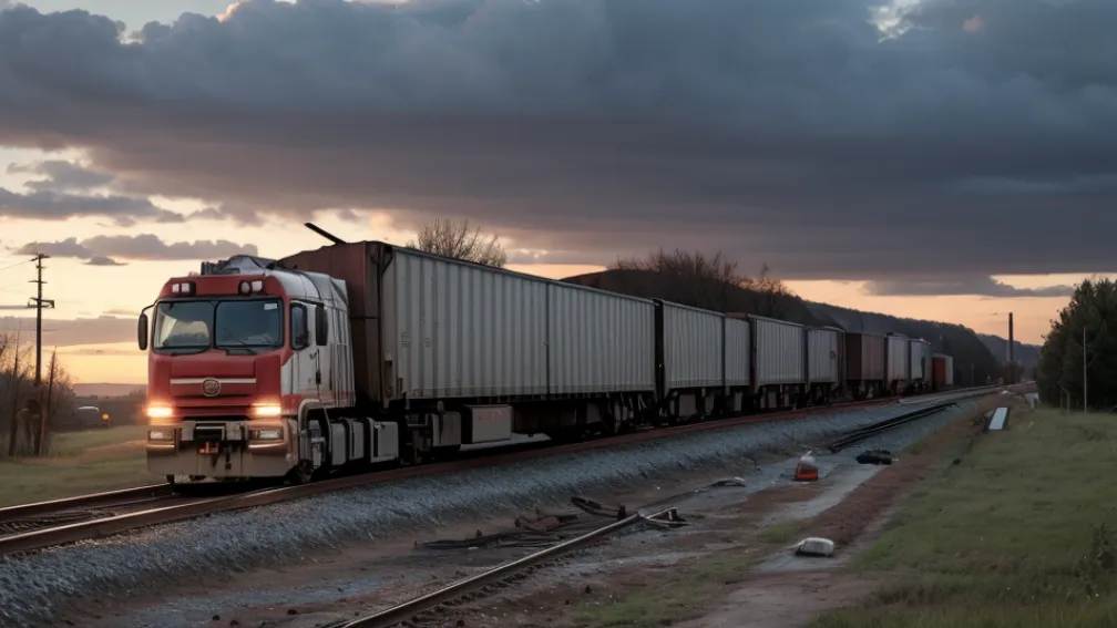Accident feroviar grav în Germania: Un tren s-a ciocnit cu un camion în Bavaria, zeci de răniți și o persoană în stare critică
