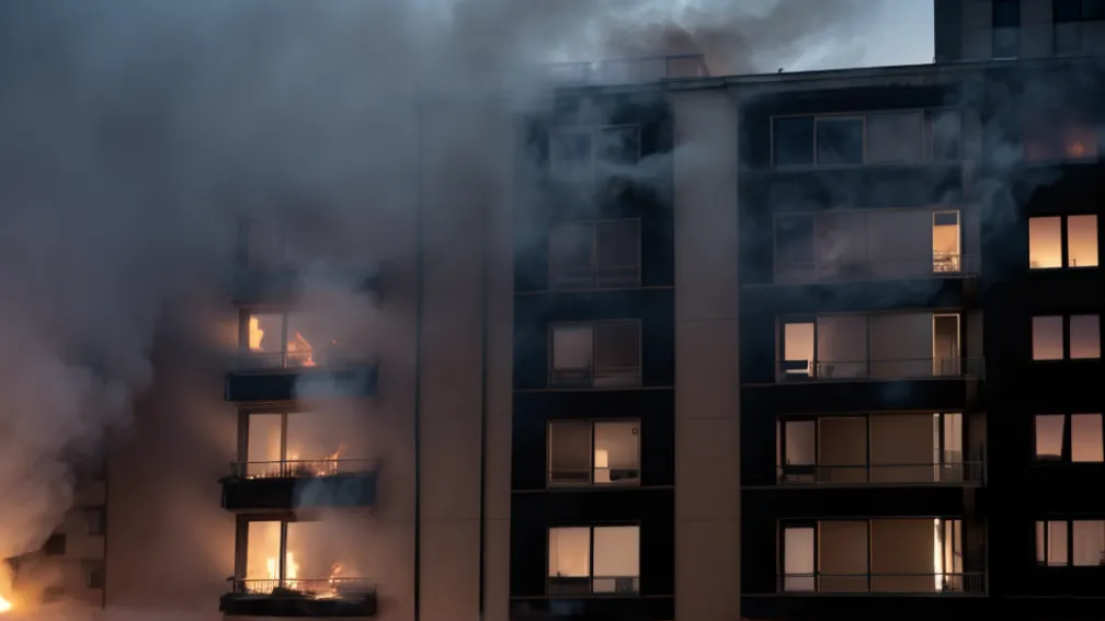 Incendiu în Mönchengladbach: Mâncarea lăsată pe aragaz a declanșat intervenția pompierilor