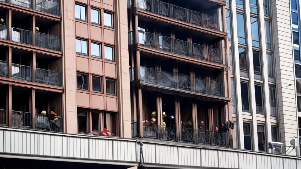 Incendiu major la un balcon în Frankfurt: Locuitorii, evacuați, pagube estimate la zeci de mii de euro