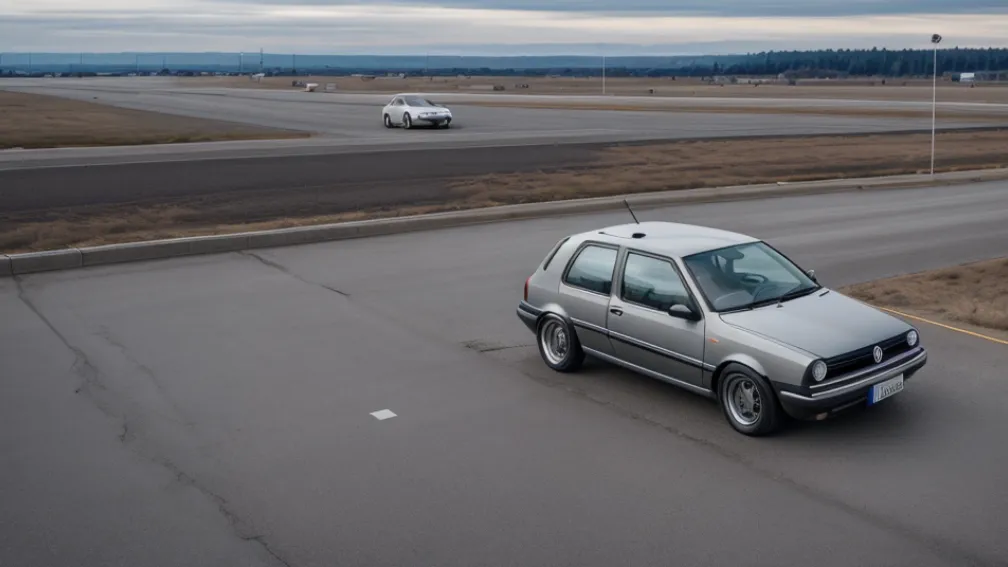 Un VW Golf abandonat pe parcarea aeroportului BER din Berlin a acumulat taxe de 200.000 de euro
