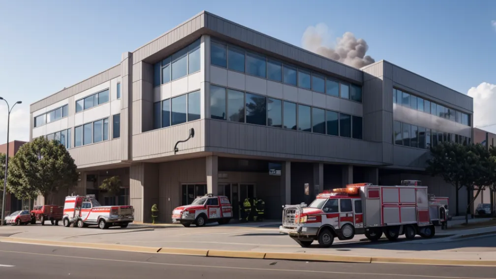 Pacient a incendiat o clinică în Germania: 17 persoane reținute