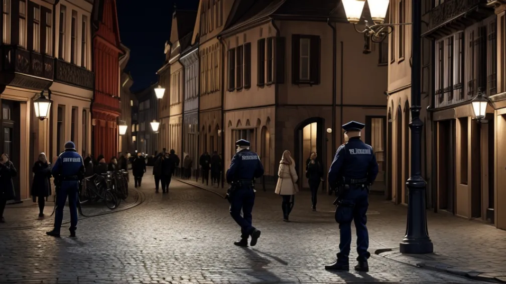 Poliția a intervenit rapid în Trier, Germania: Un bărbat beat cu cuțit, reținut în zona pietonală centrală