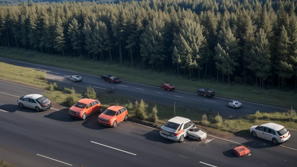 Accident grav în Erfurt: Șoferul unui Audi a lovit un motociclist după ce a ieșit de pe autostrada A4