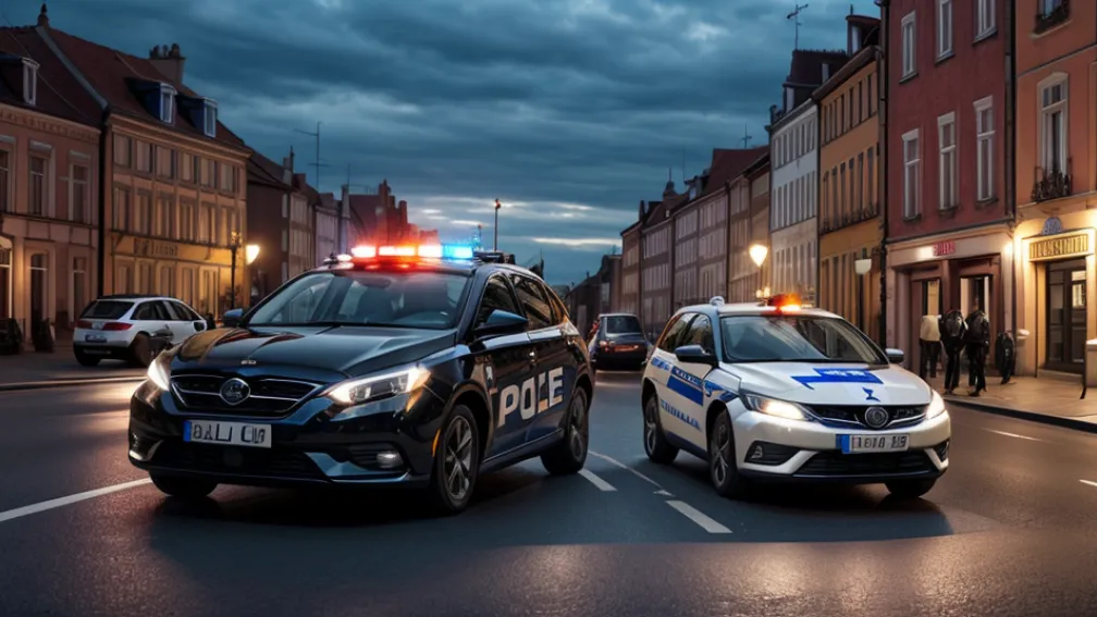 Șofer beat prins de poliție în Erfurt, Germania, cu peste 1.7 la mie alcool