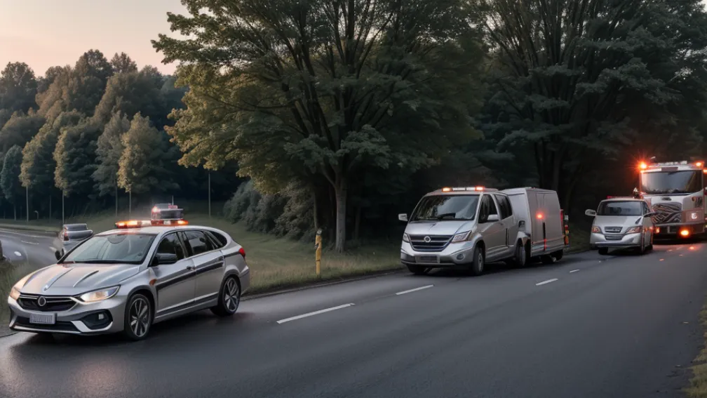 Accident rutier în Reichweiler: Eroare la viraj a dus la coliziune pe drumul L349 în Germania