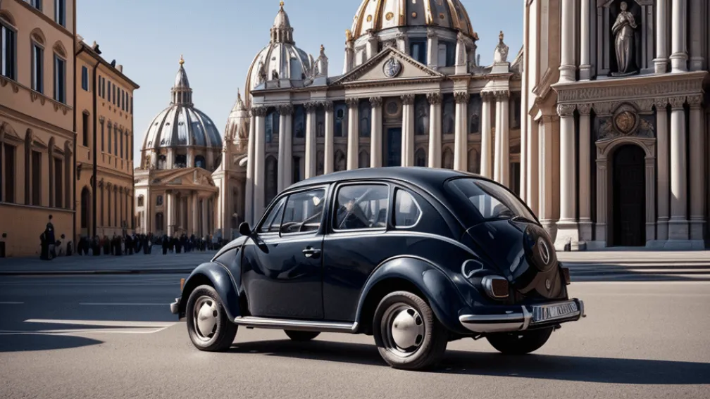 Noul Papă a surprins Italia: Conduce un Volkswagen
