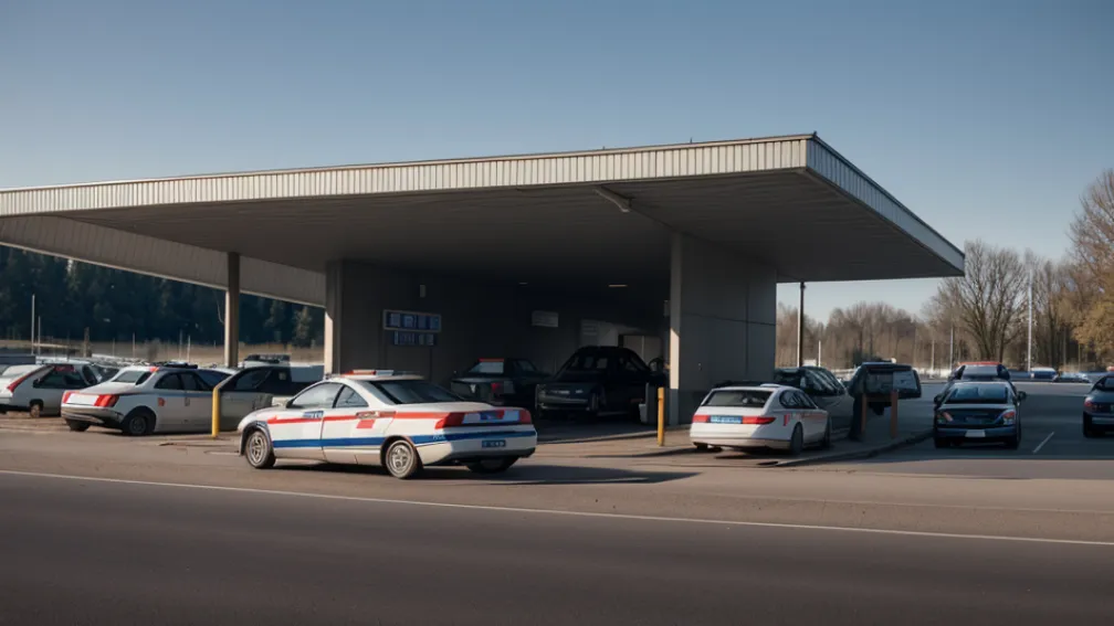 Jaf pe autostradă în Germania: Tâlharul a furat lanțuri de aur și portofelul dintr-o parcare de pe A43 lângă Marl