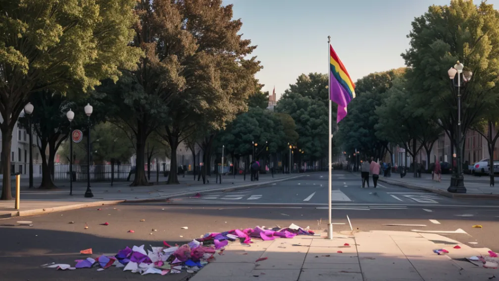 Steagul Pride al unui participant la festival a fost deteriorat în Germania: Poliția caută martori