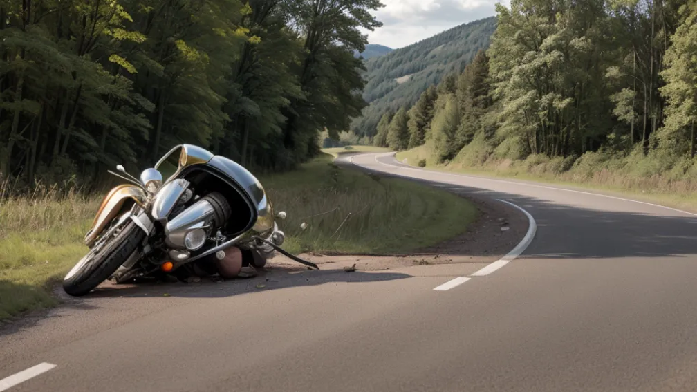 Accident în Germania: Motociclist de 60 de ani, rănit grav după o căzătură în Turingia
